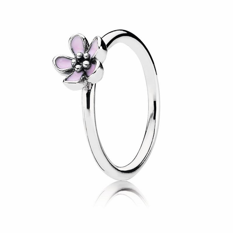 Pandora Cherry Blossom Stackable Ring Silver Egypt AD7901382